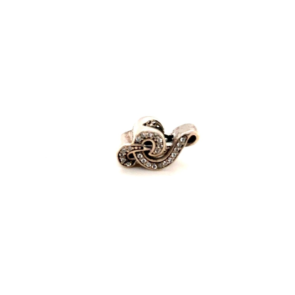 Pandora Sterling Silver Treble Clef Musical Note CZ Charm Bead S925 ALE 791381CZ